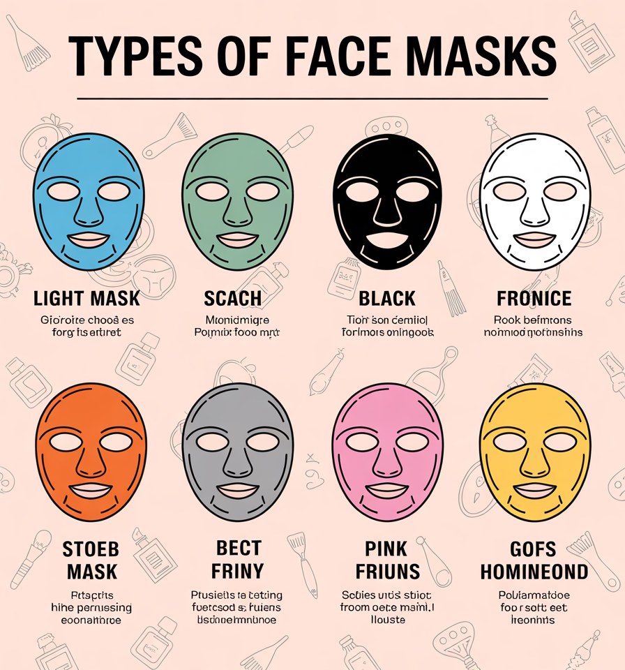 Types of Face Masks for Skincare: Complete Guide to Mask Benefits
