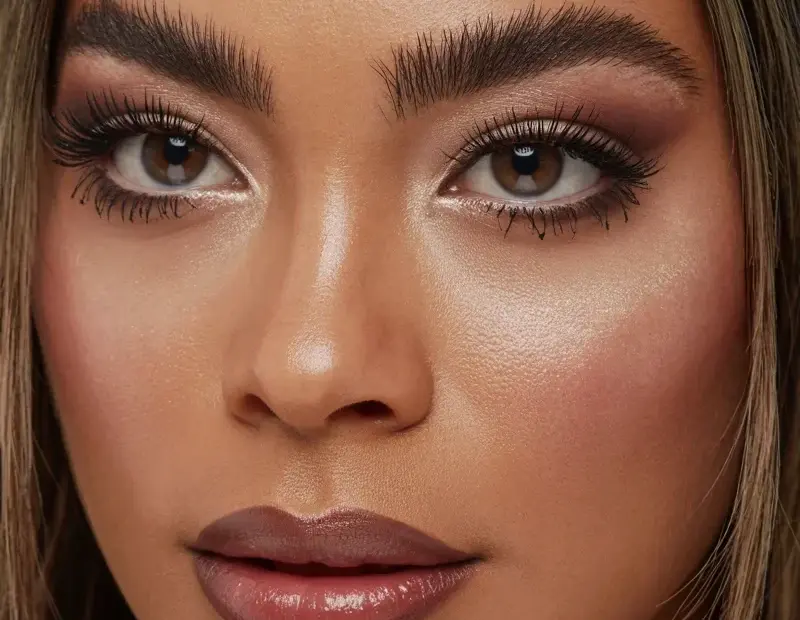 Mauve Brown Glossy Lip on a Budget | Affordable Drugstore Makeup Look