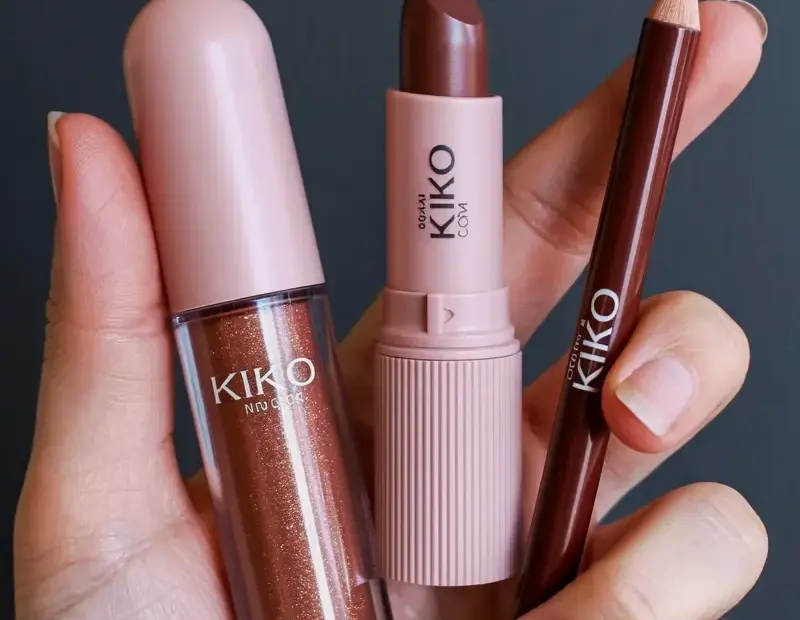 Dark Brown Lip Combo from KIKO for Cozy Fall Days