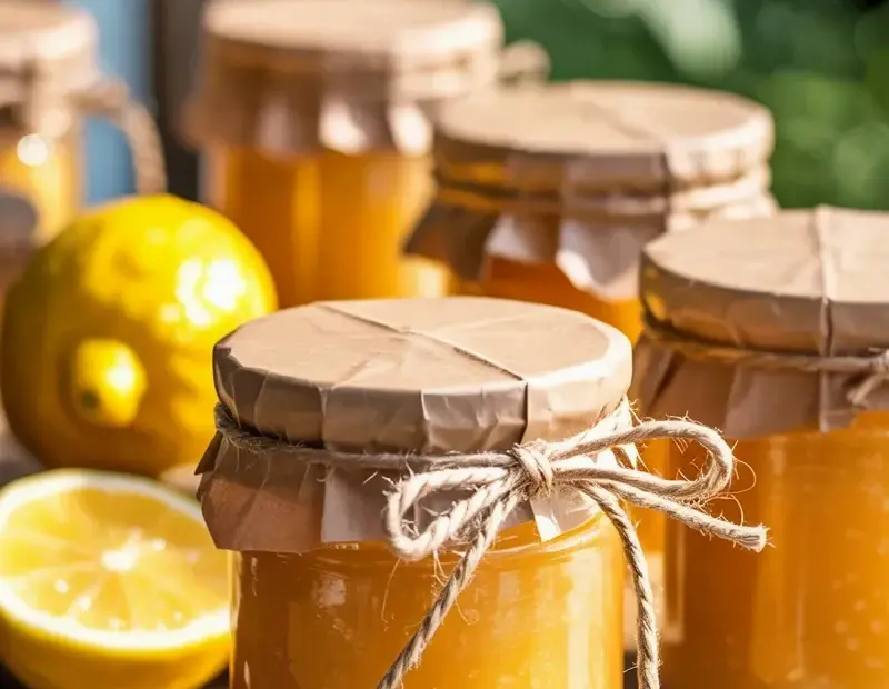 Homemade Lemon Sugar Scrub Jars for Your Farmers Market Table π