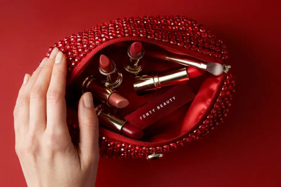 Holiday Red Lip Combo | Fenty Beauty Liner & Gloss Stix | Party-Perfect Red Lipstick Look