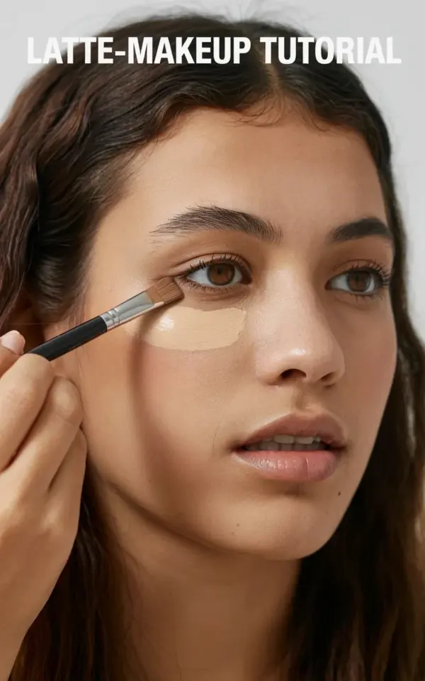 Latte Makeup Tutorial: How to Apply Under Eye Concealer for a Natural Fall Look
