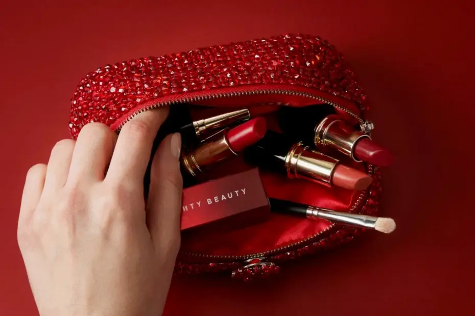 How I Do a Holiday Red Lip in 5 Minutes Liner + Gloss Stick + Lip Oil